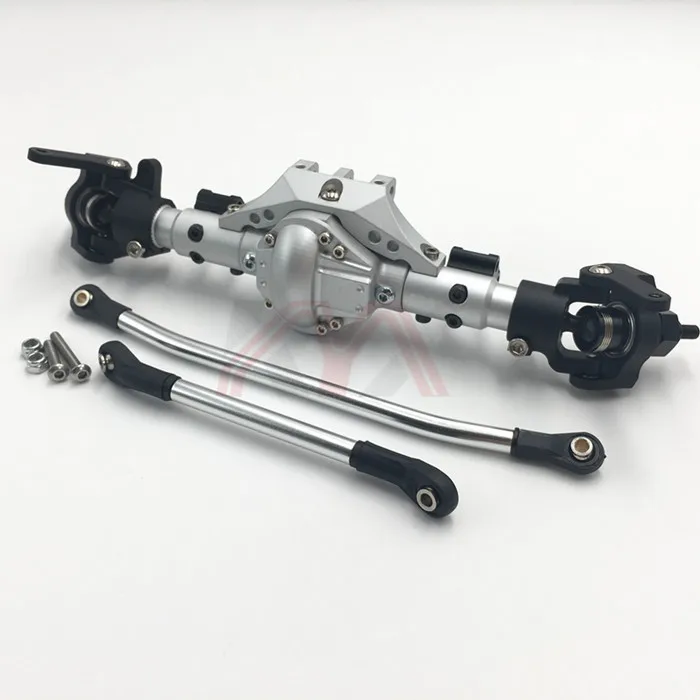 KYX Racing CNC Alloy Front Rear Axle Set for 1/10 RC Crawler Car Axial SCX10 II 90046