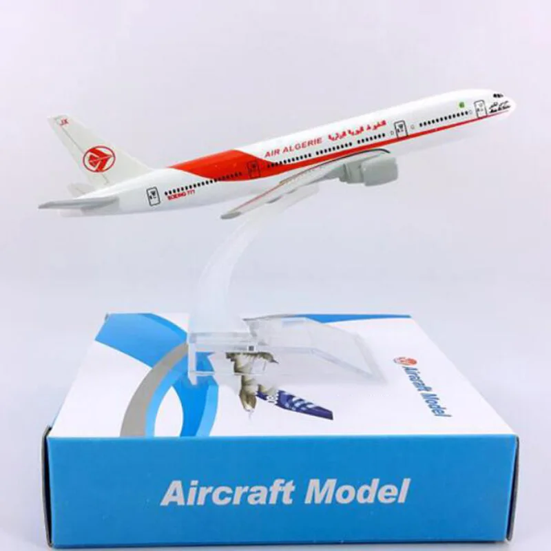 Коллекция 1:400 Boeing B777-200, Модель самолетов с основанием 16 см, литой под давлением самолет для детей и взрослых