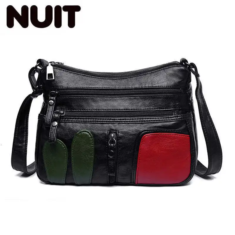 Женская винтажная сумка на плечо из искусственной кожи, сумка-мессенджер на молнии, сумка через плечо, повседневная сумка-тоут, женские сумки через плечо