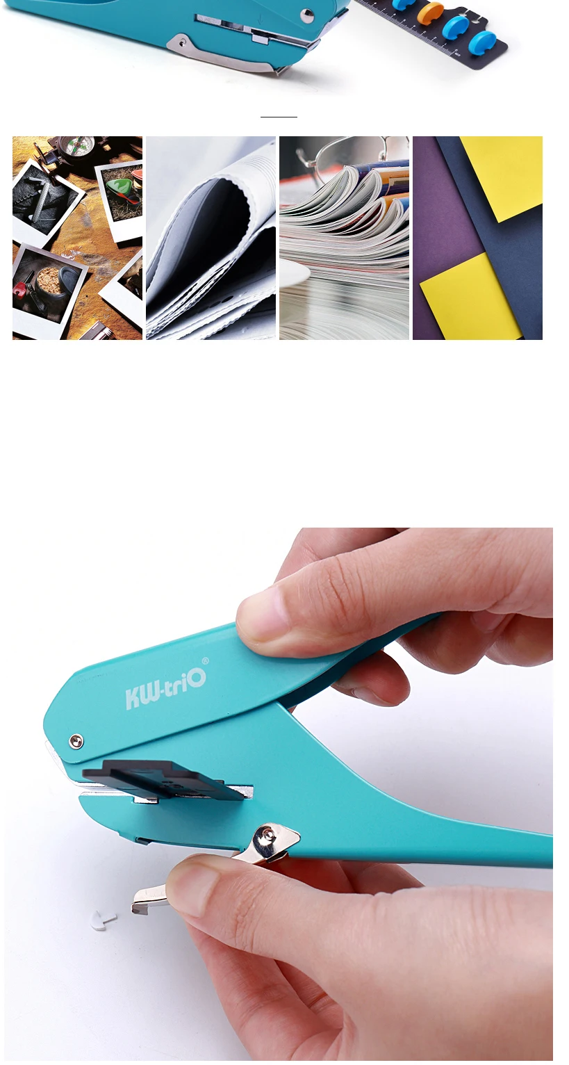 Buraco de Cogumelo Máquina de Perfuração de Papel Caderno Perfurador Scrapbooking Buraco Manual Livro Solto-folha Disco 5 Material escolar e de escritório