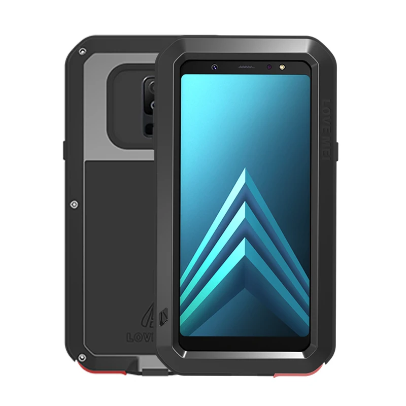 Противоударный чехол для samsung Galaxy A6 металлический Fundas для samsung Galaxy A6 Plus Capa Armor чехол для телефона против падения Coque