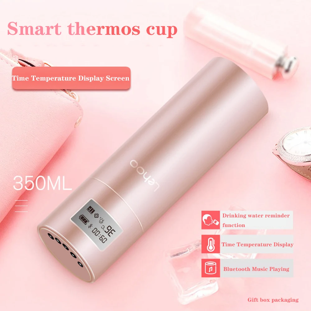 

Multifunctional Smart Music Cup Bluetooth Speaker Remote Control Water Bottle for Travel Drinking water reminder Recording TF