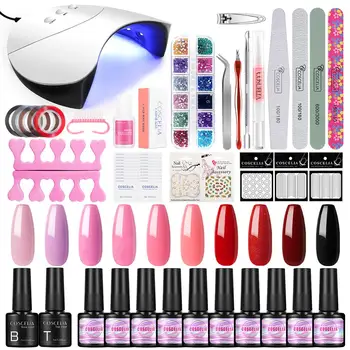 

Nail Manicure Set All For Manicure Tools Kit Gel Nail Polish Professional Nails Kit For Nail Art Decorations Accessories