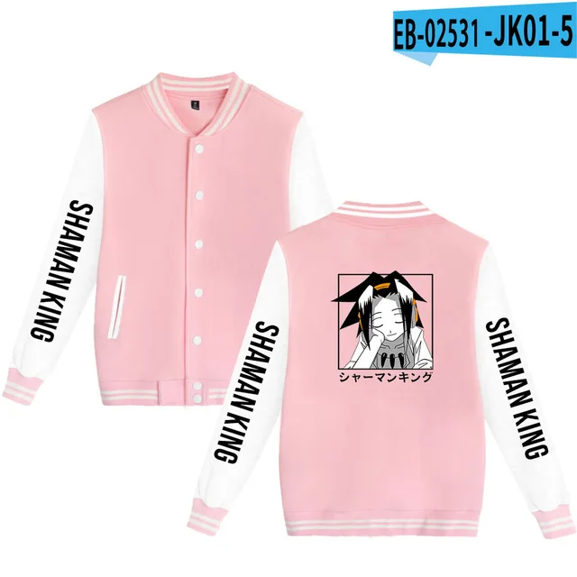 Anime Shaman King The Super Star Yoh Asakura Zip Up Baseball Uniform Fleece Jacket Women Men Hoodies Sweatshirts Streetwear Hoodies Sweatshirts Aliexpress