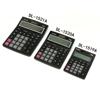 

Dual Power Classic Business Desktop Calculator 12 Digits Large Screen Memory Storage Desktop Computer Calculadora Gift
