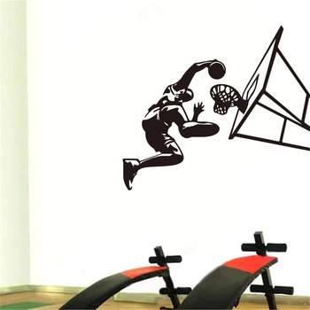 

Removable wall decoration sticker for basketball sports home wall decoration for children's Gym