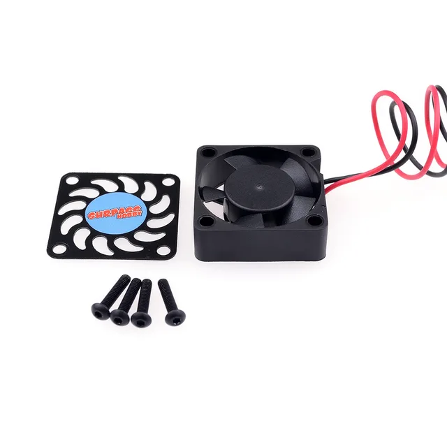 Surpass hobby 30x30mm motro cooling fan with heat sink for 540 550 brushed 3650 3660 brushless motor wltoys 144001 124019 104001