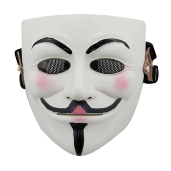 

V For Vendetta Full Face Metal Mesh Tactical Airsoft Mask CS Wargame Paintball Military Cosplay Party Protective Decorative Mask