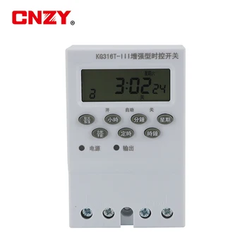 

220V 30A Microcomputer Time Control Switch Programmable Automatic Digital Timer Switch KG316T