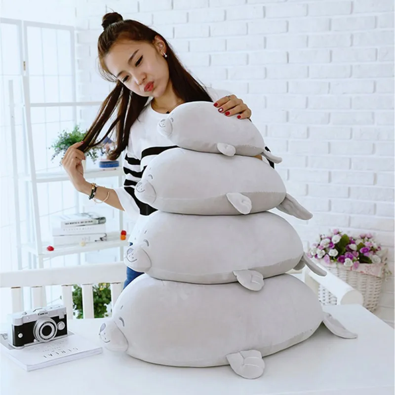 1 шт. симпатичная мультяшная плюшевая подушка с печатью пушистая Спящая игрушка