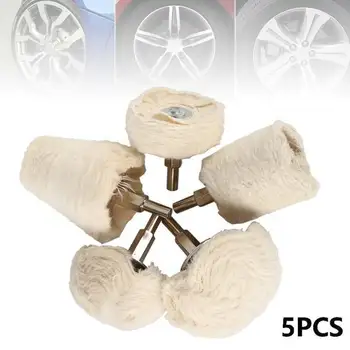 

5Pcs Polishing Buffing Pad Mop Wheel Drill Kit For Manifold Aluminum Stainless For Polishing Recessed Aread