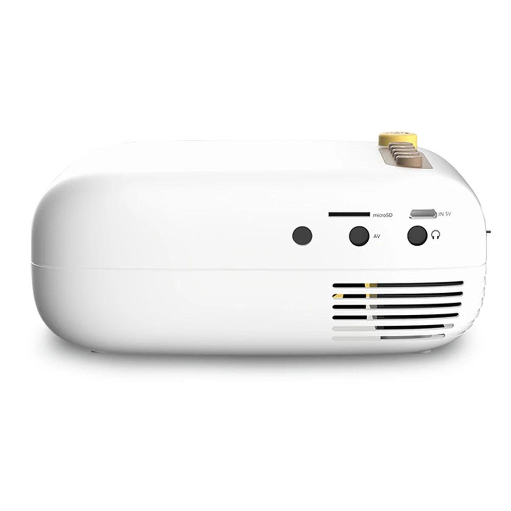 UNIC YG200 светодиодный мини проектор 320*240 Full HD 1080P USB TF HDMI AV медиаплеер домашний