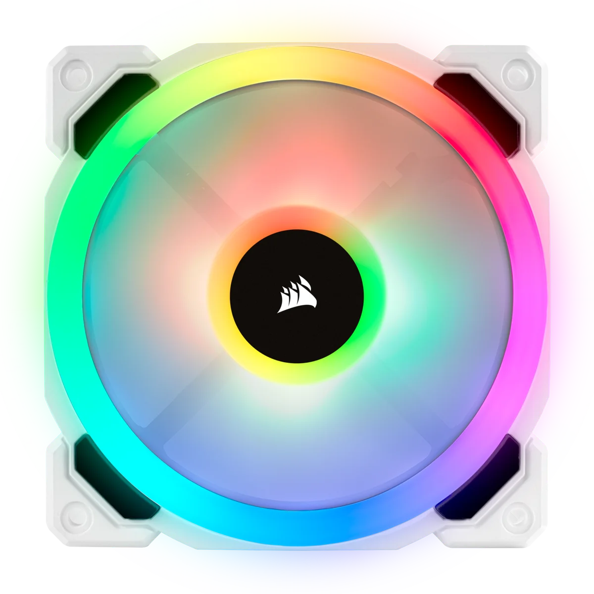Corsair LL серии LL120 LL140 RGB двойной светильник петля светодиодный PWM один вентилятор