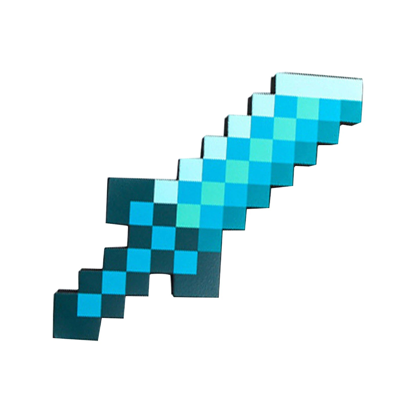 My World Design Blue Diamond Sword Soft Eva Foam Toy Minecrafte Steve Sword Kids Lovely Toys For Children Game Gift Gags Practical Jokes Aliexpress