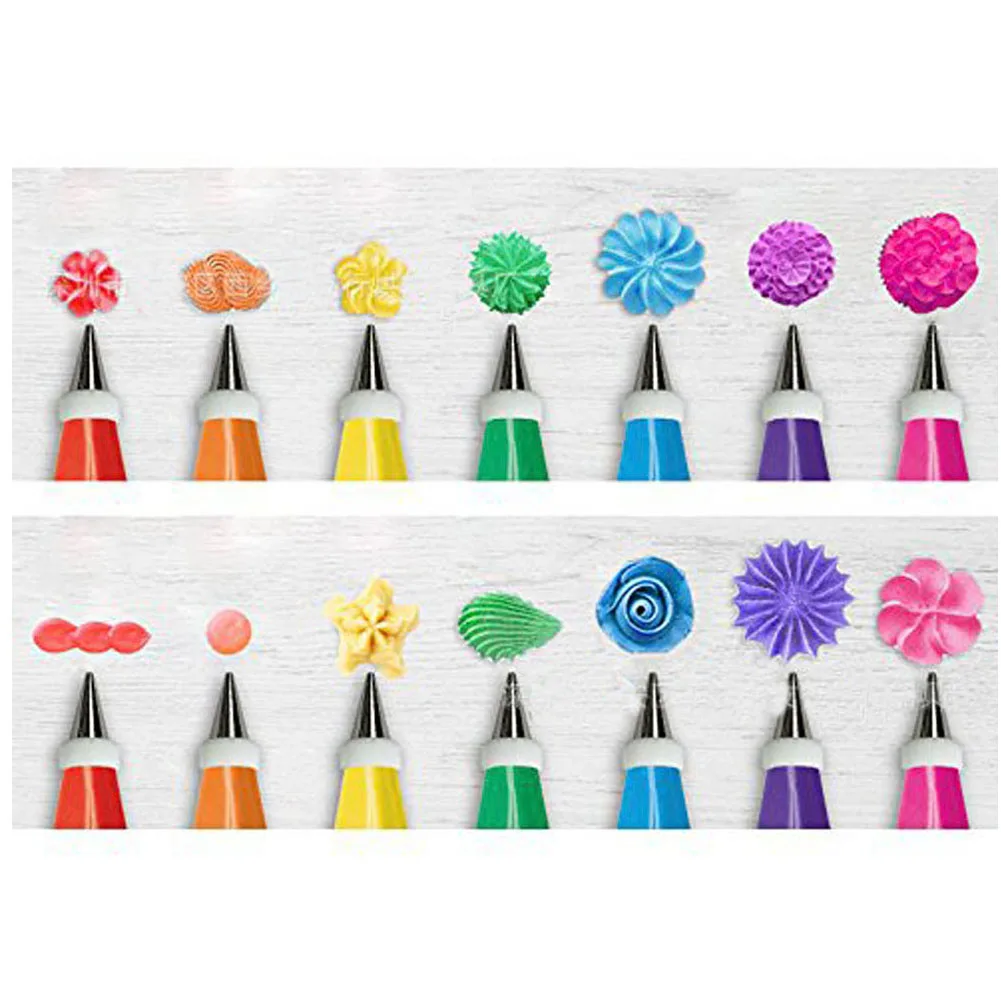 

Cake Decorating 48Pcs/set Good Quality Stainless steel Icing Piping Nozzles Pastry Tips Set Cake Baking Tools