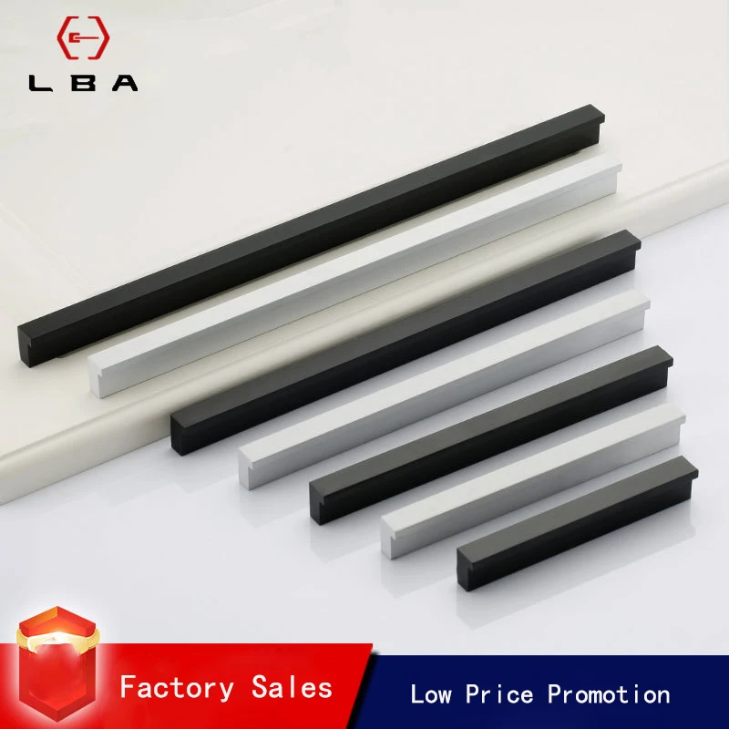 Furniture Handles Wardrobe Door Cabinet Drawer Flush Lengthening Knobs