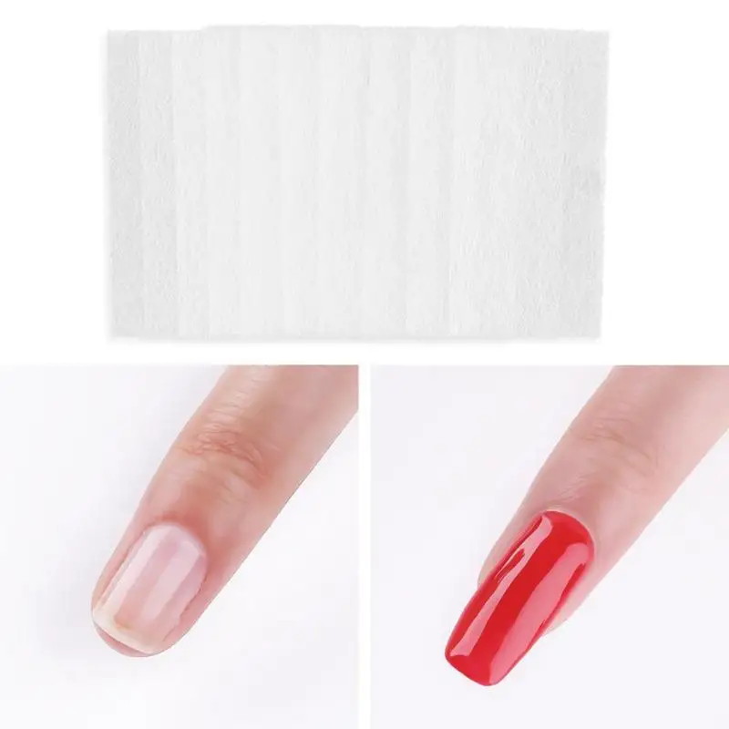 10 листов для наращивания ногтей из стекловолокна простота практичная простота в эксплуатации гвоздь клей для ногтей протектор 15,4X9,5 см