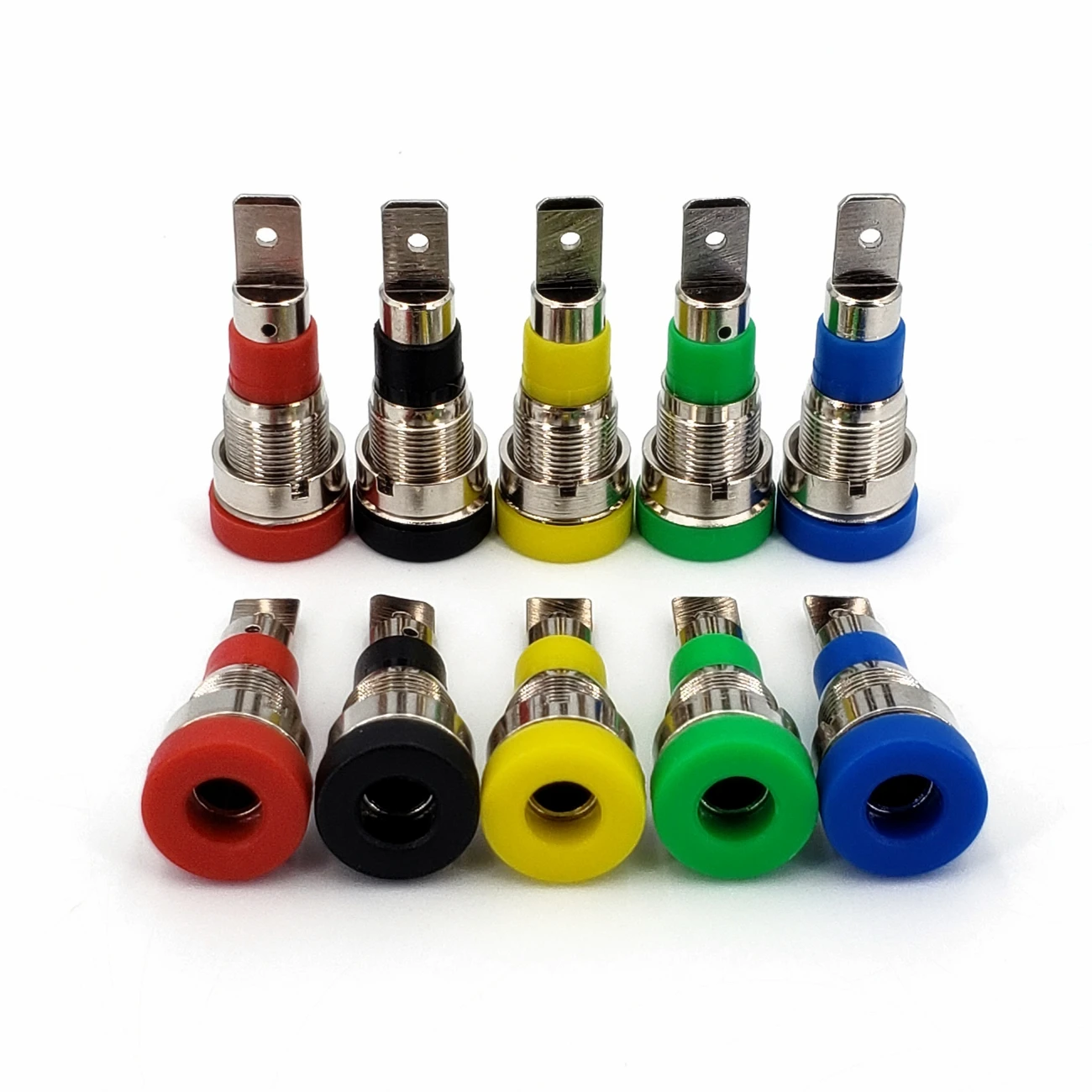 10 шт латунный 4 мм разъем типа банан с гнездовым штекером|connector 4mm|connector socketconnector