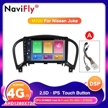 

4G LTE Car Radio Multimedia Player For NISSAN JUKE 2004 - 2016 GPS Navigation Android 10.0 HD 1024*600 Autoradio Stereo 2din