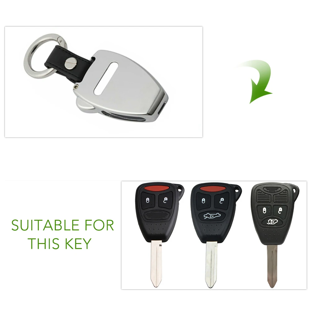 Zinc Alloy Car Key Case Set For Jeep Wrangler JK JKU 2007-2017 /Patriot  2011-2017 Keychain Protect Bag Remote Fob Cover key pad: Buy Online at Best  Prices in Bangladesh 