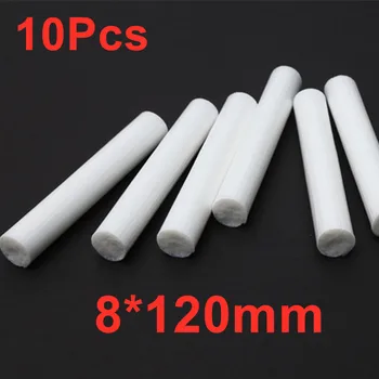 

10Pcs 8*120mm Humidifiers Filter Cotton Stick Swab Replacement for Air Aroma Diffuser USB Water Bottle Caps Humidifier Dropship
