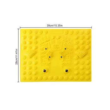 

1 pcs Foot Acupoint Massage Pad Magnetic Therapy Finger Pressure Plate Promote Blood Circulation Eliminate Fatigue Detoxin Slim