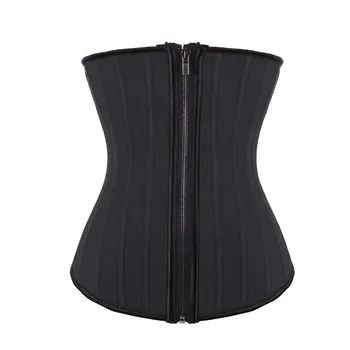 

Lover-Beauty 25 Steel Bone Latex Trainer Plus Size Zipper Waist For Women Bodysuit Cinta Modeladora Shapers