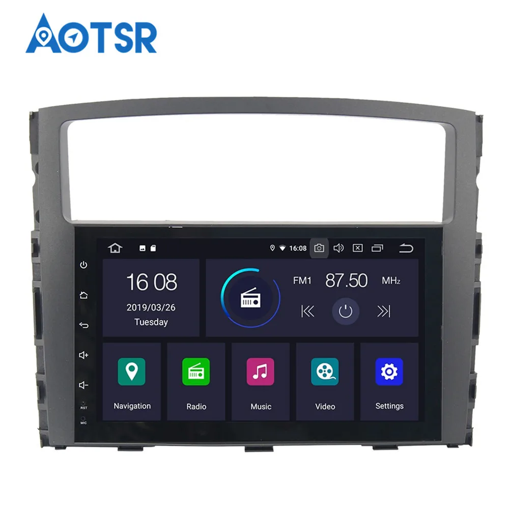 Автомобильный мультимедийный плеер AOTSR Android 8 1 PX6 Tesla style GPS-навигация для ford auto Radio