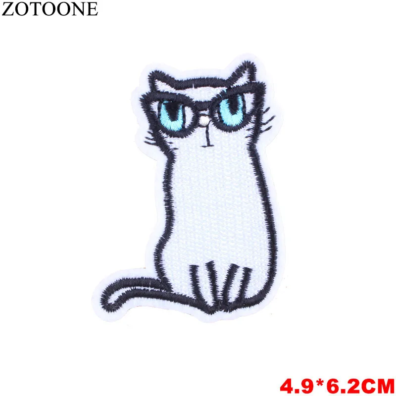 PE0756 ZOTOONE блестки кошка собака Роза нашивки в форме единорога для одежды железо на буквенные нашивки значки-наклейки пришить на дешевые вышитые нашивки B - Цвет: PE0756