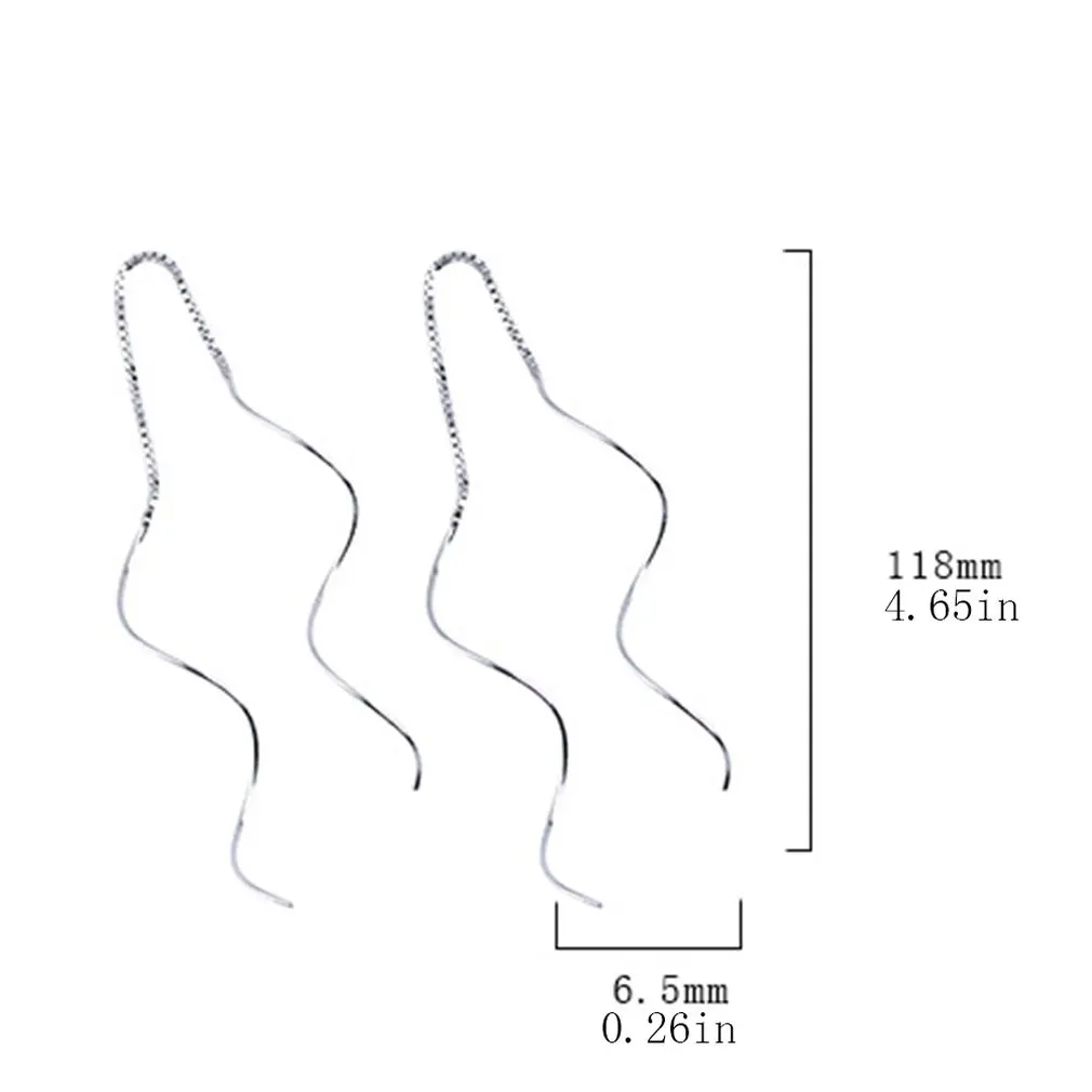 Серьги-гвоздики в форме линии уха, женские серьги, Женские Ювелирные изделия, серьги в подарок, портативные серьги для девочек, серьги-подвески