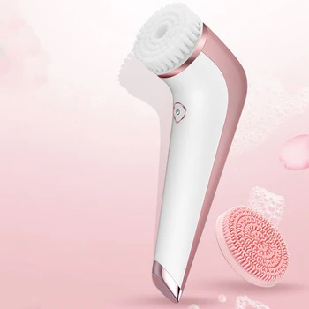 

Face Cleansing Brush Electric Facial Brush Makeup Blackheads Removal & Exfoliation Induction Drying System Waterproof