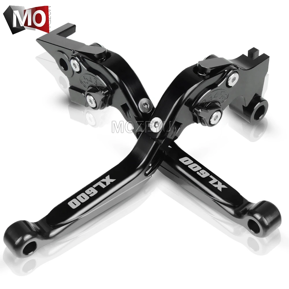 Motorcycle XL600 Brake Clutch Levers For Honda XL600 XL 600 LMF 1985-1986 CNC Adjustable Folding Extendable Brake Clutch Levers - Цвет: Black Black
