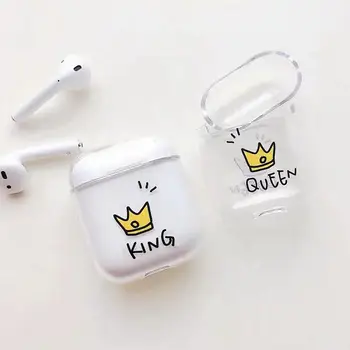 

For Airpods Case Animal Cute Cat Acrylic Wireless Bluetooth Earphone Silicone Cases For Apple Airpods 2 1 Protective Cover Box