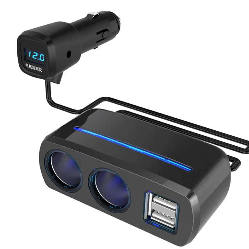 Fiuzd автомобильное зарядное устройство 2 USB порта пути автомобильного