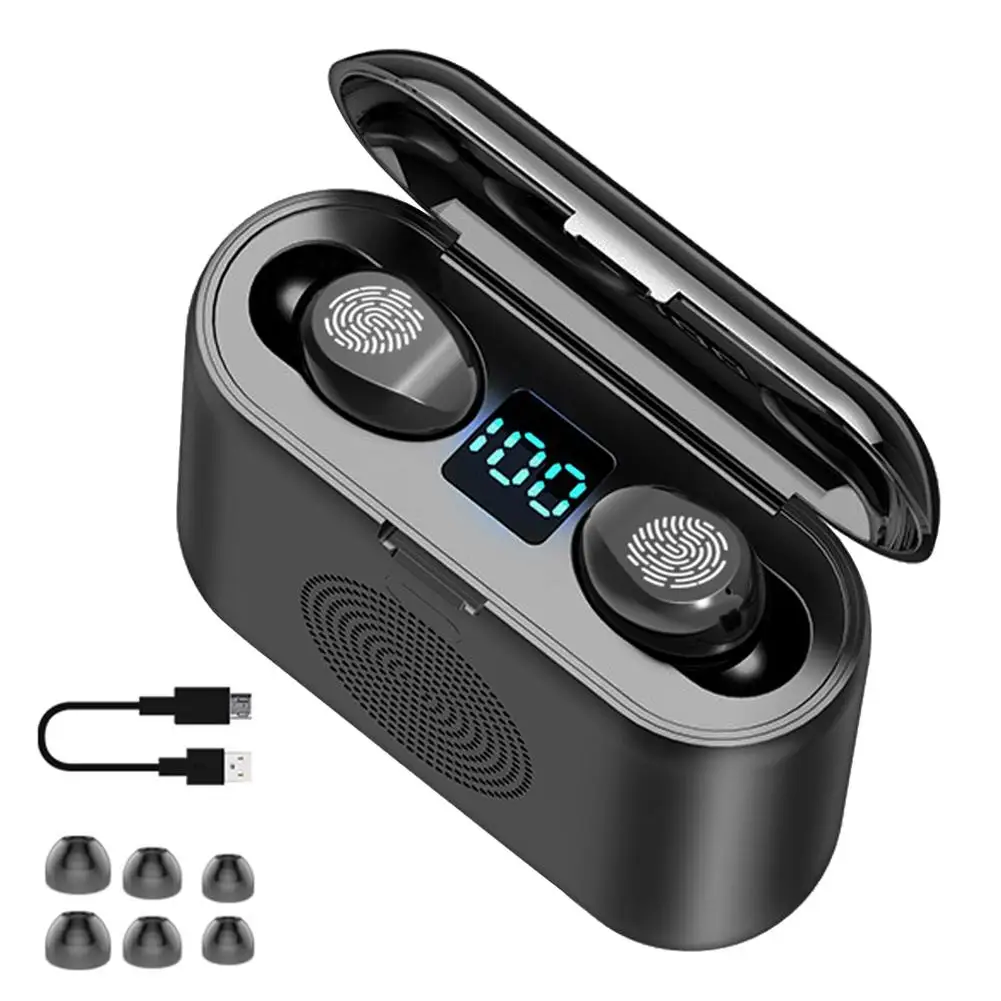 TWS стереогарнитура F9 Mini с поддержкой Bluetooth 5 0 и объемным звуком|Наушники