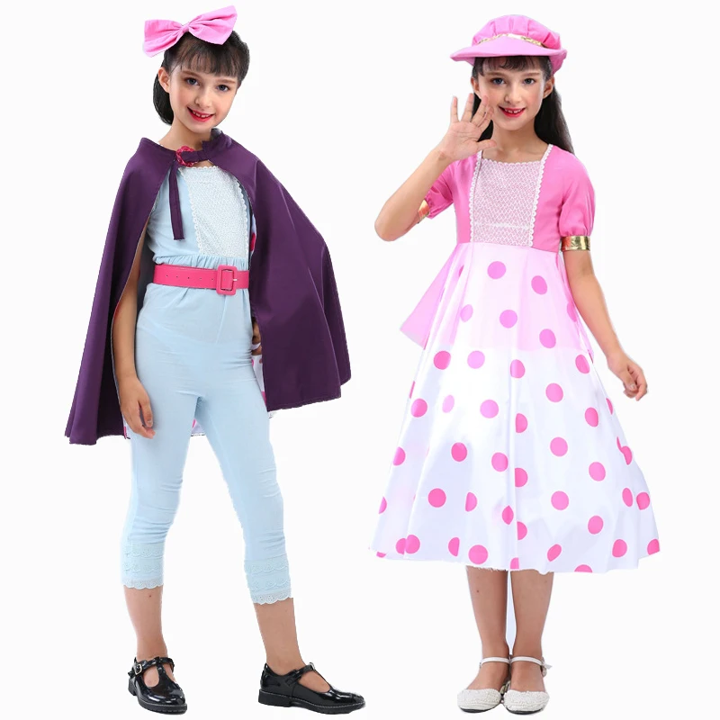 Новая история игрушек 4 Бо костюм Бо Пип косплей для девочек костюм на Хэллоуин для детей карнавал вечерние костюмы платье одежда
