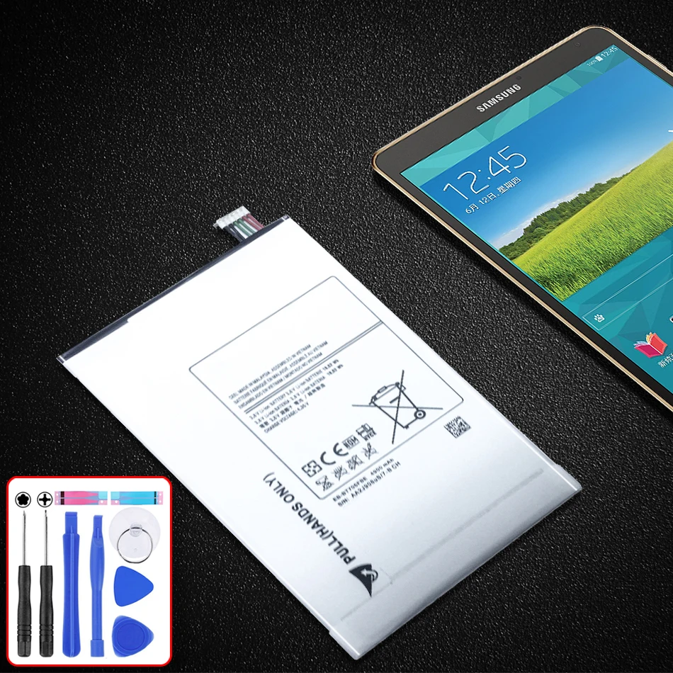 

Tablet Battery For Samsung GALAXY Tab S 8.4 SM T700 T705 EB-BT705FBE 4900mAh