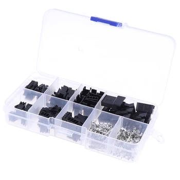 

200pcs/set 2.54mm Terminal SM2.54 Cable Plug 2/3/4/5 Pin Electrical Jumper Headers