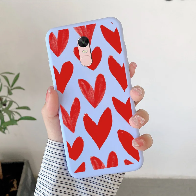 Matte Silicone Soft TPU Shell For Xiaomi Redmi Note 4 4x Note 5Pro Note 5A Cartoon Butterfly Shell For Redmi Note5a Phone Cover cell phone lanyard pouch Cases & Covers