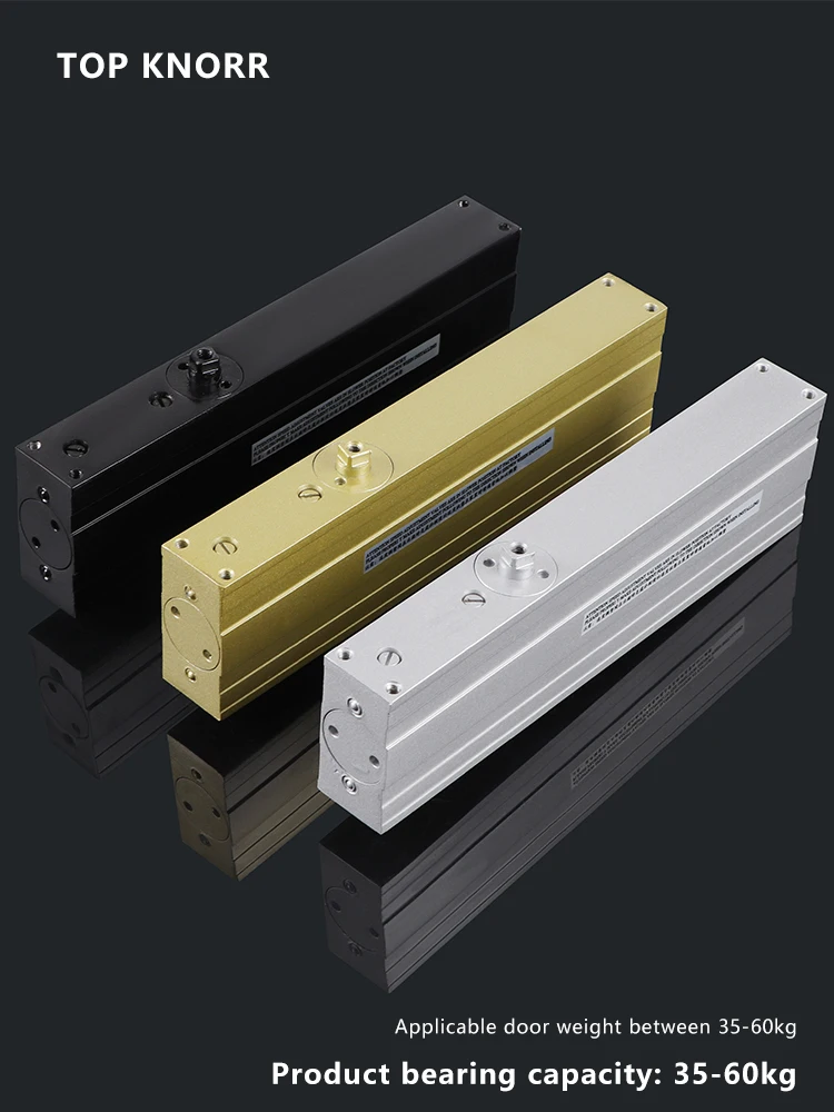 TOPKNORR Square Hidden Door Closer er Hydraulic Home Hidden Automatic Door Closer Hotel Accessories