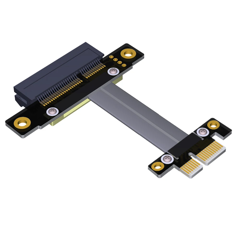 PCI Express PCIE Riser Flex кабель для перемещения PCI-E 1X в 4X слот Riser Card удлинитель для Bitcoin Miner Mining