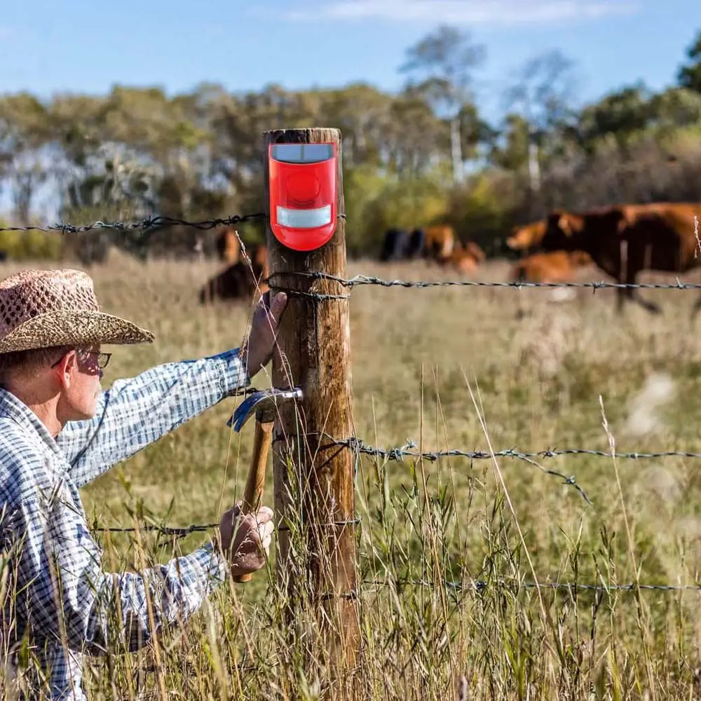 Звуковая сигнализация на солнечной батарее стробоскосветильник с 6 светодиодами