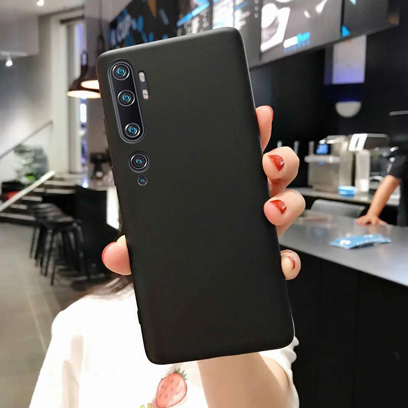 Карамельный цвет чехол для Xiaomi mi 9 SE 8 CC9 CC9E A2 A3 Lite 9T чехол для Red mi K20 Note 8, 8, 7, 10 Pro 8A 7A чехол для телефона из мягкого силикона ТПУ с крышкой - Цвет: Black