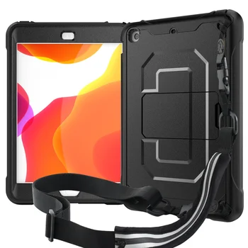 

Case for IPad Mini 1 2 3 Hand-held Shock Proof Full Body Cover Handle Stand Sleeve for Ipad Mini 7.9inch Case Capa Funda +Strap