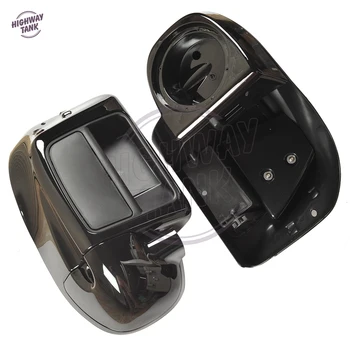 

Black Motorcycle Lower Vented Fairing Moto Side Speaker Box Pod Case for Harley Touring Street Glide Ultra 2014 2015 2016 2017