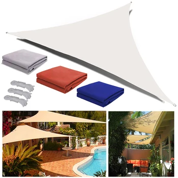 

Anti-UV Triangle Waterproof Sun Shade Sails 95% UV Block 160gsm Polyester Shelter Balcony Awning for Outdoor Patio Garden