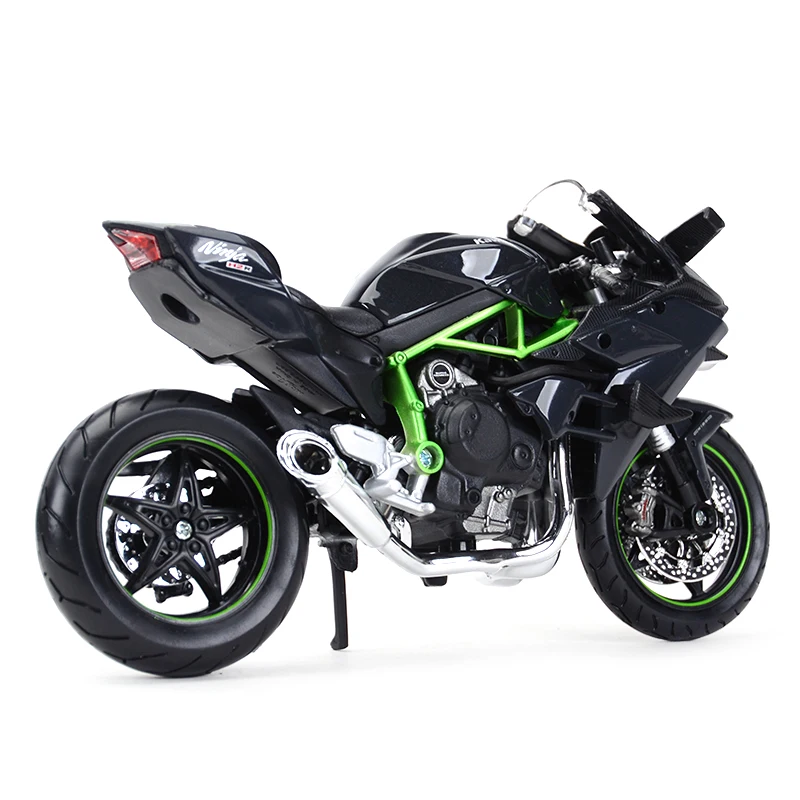 Maisto 1:12 Kawasaki Ninja H2 R черный литой Сплав модель мотоцикла Игрушка