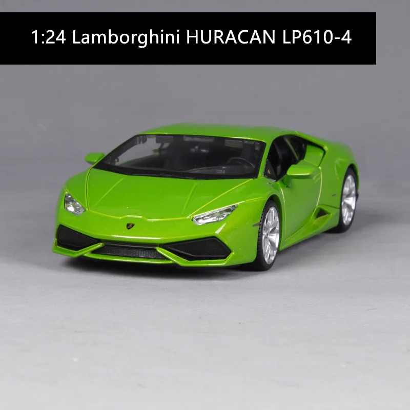 Maisto 1:24 Lamborghini имитация сплава супер игрушка модель автомобиля для с рулевым колесом управление передним колесом рулевая игрушка автомобиль - Цвет: LP610