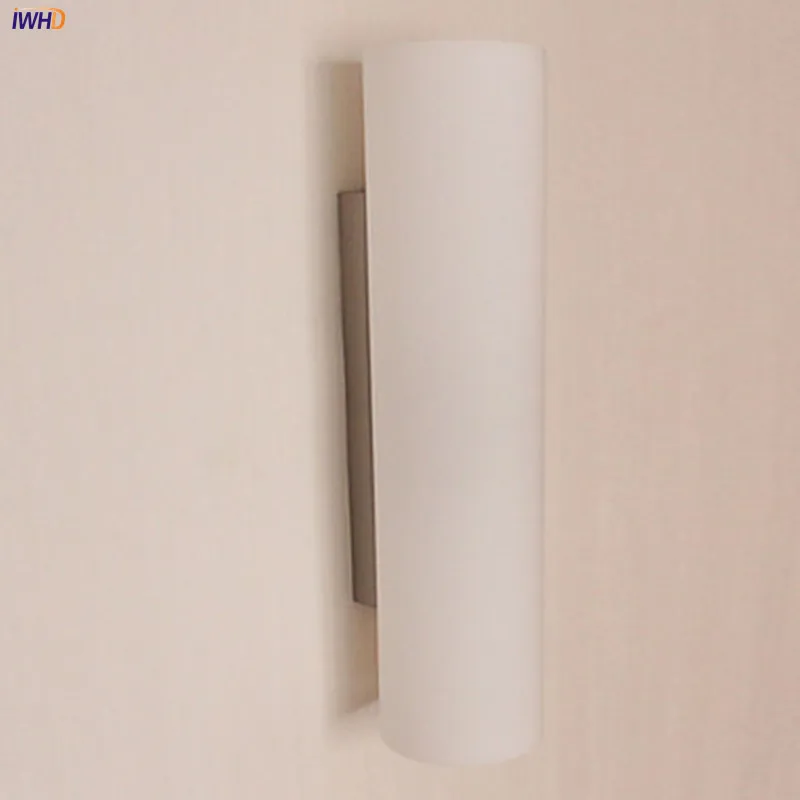 Modern INS Style LED Wall Lights With 40cm Glass Lampshade 2 Bulbs E27 Nordic Wandlamp Sconce Fixtures Wall Lamp Bedroom Aisle (5)