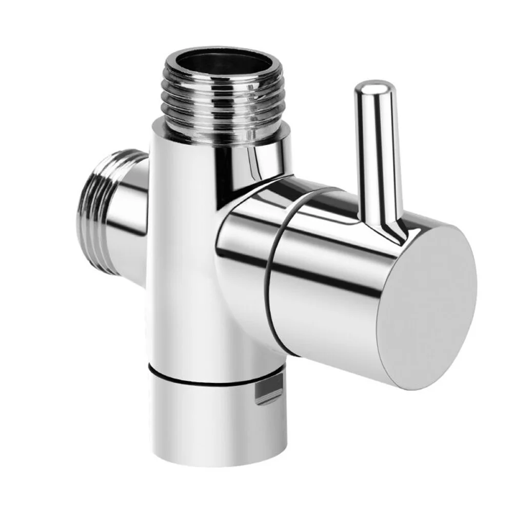 

T-adapter 3 Ways Valve For Diverter Bath Toilet Bidet Sprayer Shower Head New High Quality Hot Sale